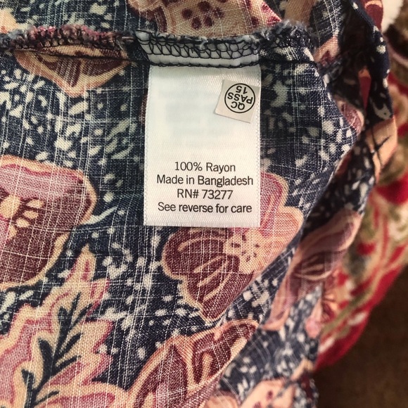 NWT Sonoma 2X Set of 2 Floral and Geometric Print Women's Tops Sleeveless - Picture 10 of 11